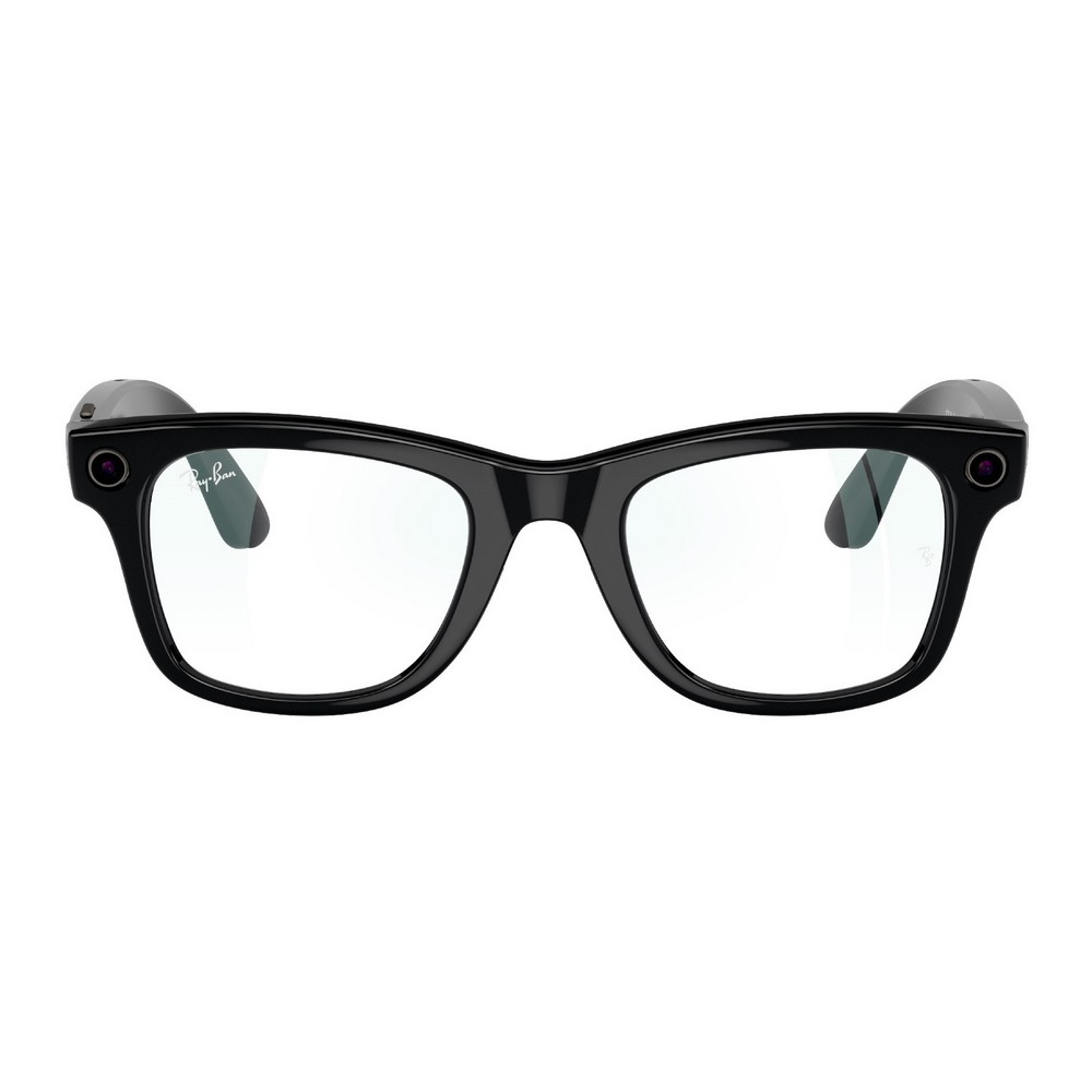 Ray Ban Meta (Gen 1) Wayfarer RW4006 (SHINY BLACK/CLEAR) s50